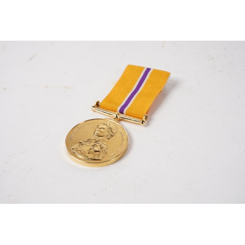 707 - A Queens Golden Jubilee Medal, Presented to Rev Dr Donald Lindgren R to ATC Padre.