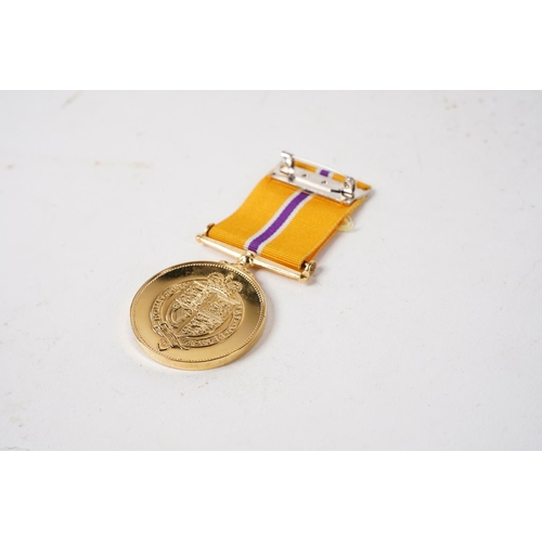 707 - A Queens Golden Jubilee Medal, Presented to Rev Dr Donald Lindgren R to ATC Padre.