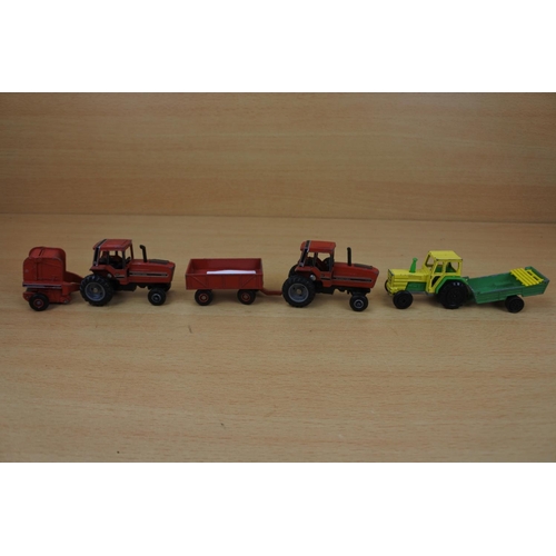 200 - A collection of model tractors and farm machinery