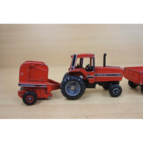 200 - A collection of model tractors and farm machinery