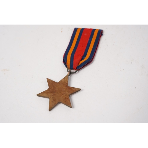 604 - A WW2 Pacific Star Medal.
