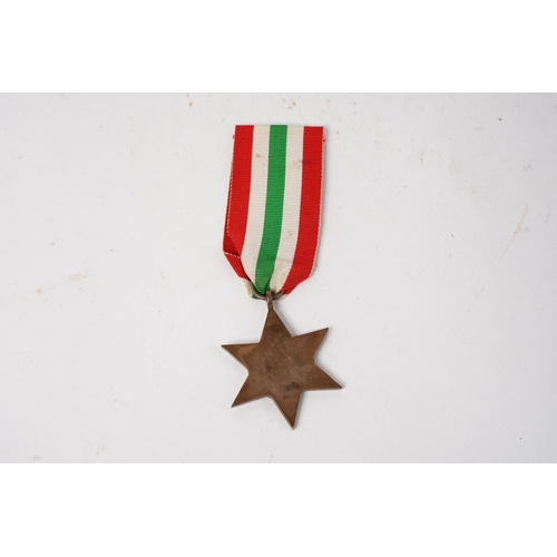 606 - A WW2 Italy Star Medal.