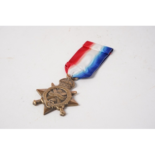 689 - A WW1 1914–15 Star Medal.