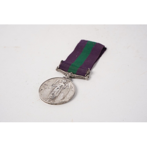 705 - A WW2 Palestine Service Medal, presented to 9105478 - SGTMN W C GREEN - R SIGS.