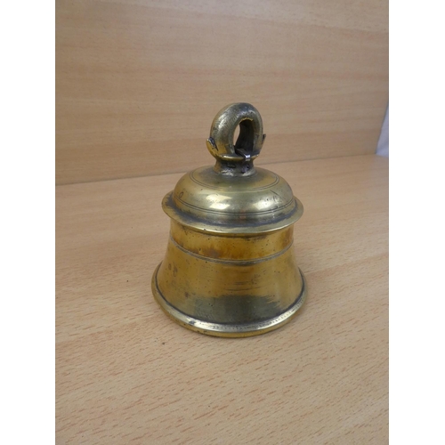 51 - A vintage brass bell.