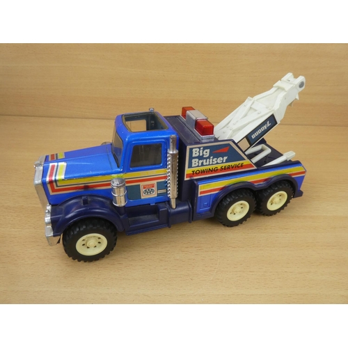 88 - A vintage Buddy L - Big Bruiser Towing Service truck.