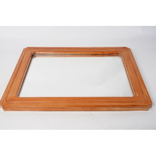 539 - A painted wall mirror, 47cm x 37cm.