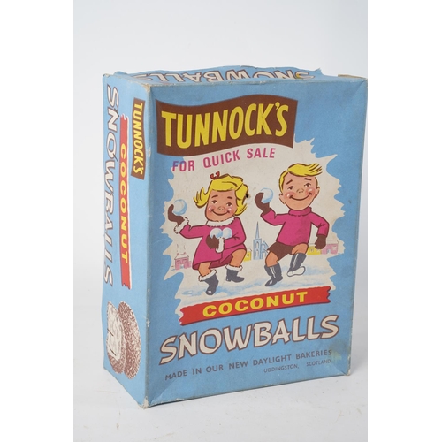 579 - A vintage Tunnock's Coconut Snowball cardboard box.