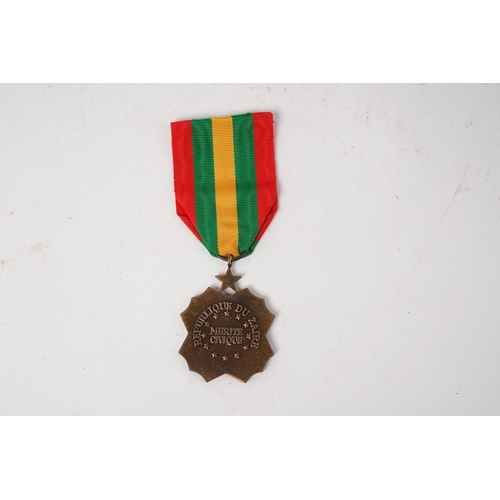 641 - A Zaire, Republic. Order Of Civil Merit, III Class Medal.