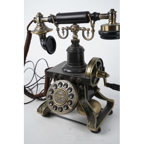 899 - An antique style telephone.