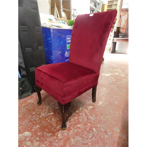 901 - An upholstered Occasional chair.