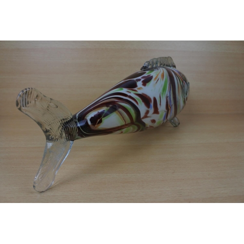 938 - A large stunning vintage Murano glass fish.