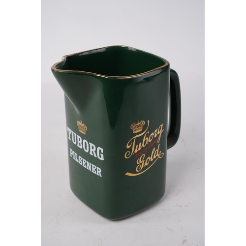 639 - A vintage Wade 'Tuborg Gold' Strong Lager jug.