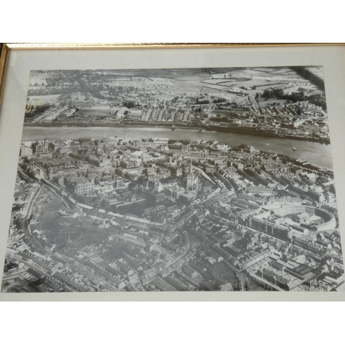 60 - A collection of framed prints to include Craigavon Bridge (Opened 1934), Londonderry & more.