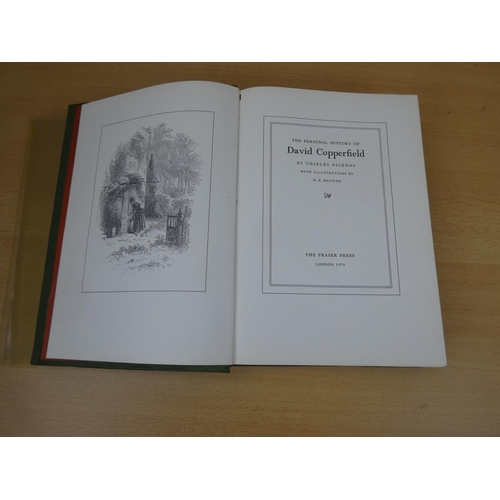 21 - A large vintage Charles Dickens 'David Copperfield' illustrated book by The Fraser Press 1970.