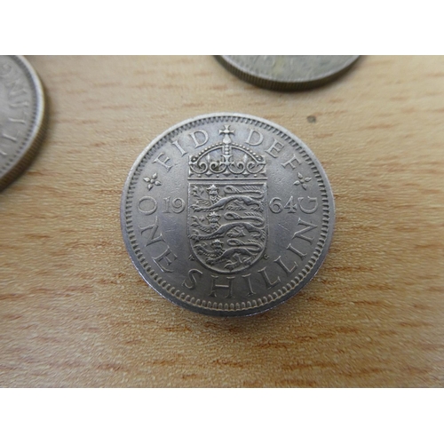 391 - A large lot of Queen Elizabeth II one shilling coins.