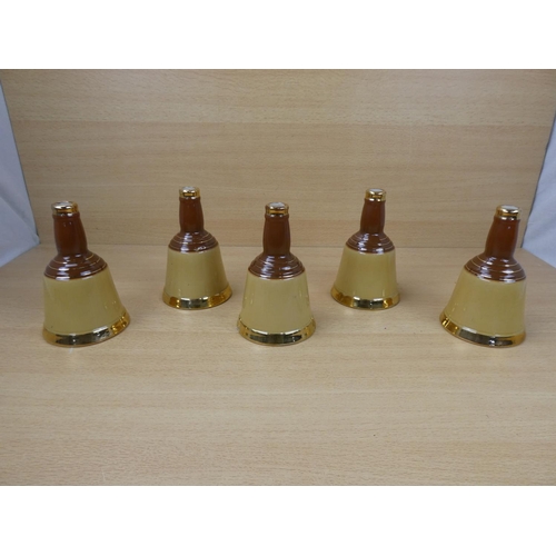 477 - Five Wade 'Bell's Scotch Whisky' decanters.