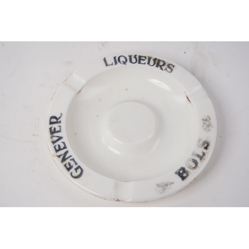 662 - A vintage Bols glass advertising ashtray.