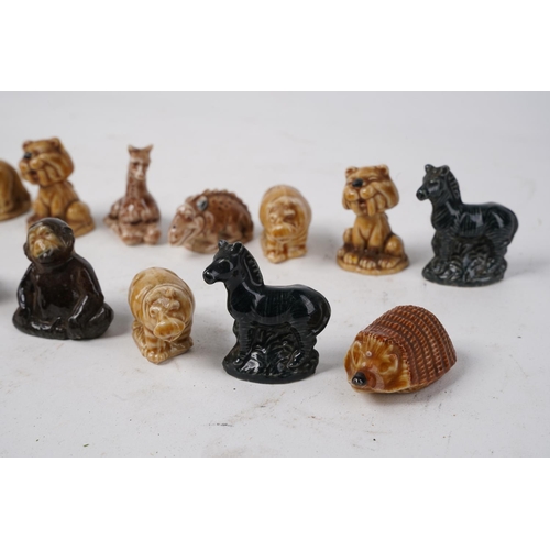 770 - A collection of Wade ceramic animal figures and more.