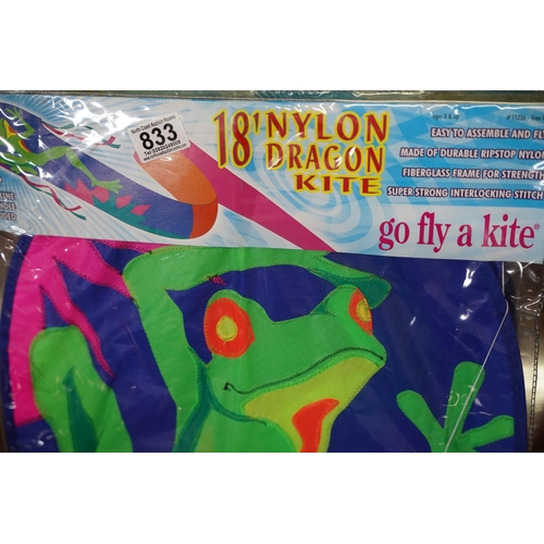 833 - A new 18' Nylon Dragon Kite.