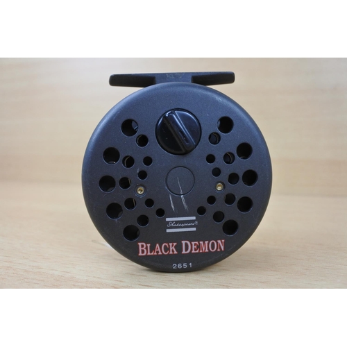 1005 - A Shakespeare Black Deamon 2651 fly fishing reel.