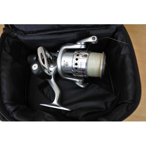 1021 - An Abu Garcia Maxxar Cardinal 106R reel in carry case..