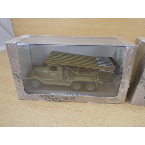 68 - Two cased Atlas Editions Collection diecast 'Ultimate Tank Collection' vehicles 'Z1S-6/BM-13 Katyush... 