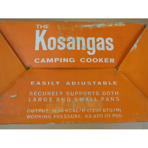 79 - A boxed vintage Kosangas camping stove.