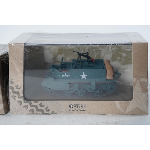 100 - Two cased Atlas Editions Collection diecast 'Ultimate Tank Collection' vehicles 'Universal Bren Carr... 