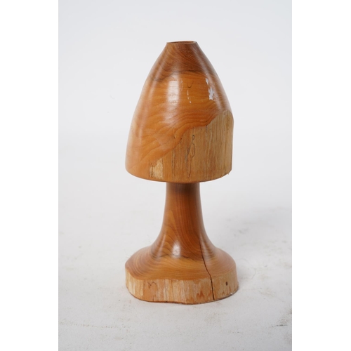 115 - A wooden turned mushroom by County Antrim Crafts.