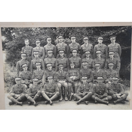 490 - A rare antique military photograph all signed by each soldier.