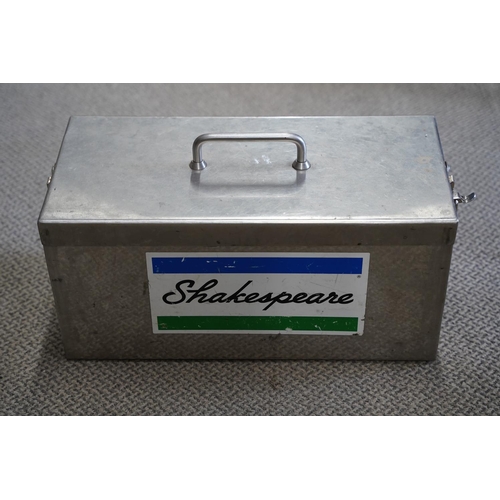 494 - A Partridge of Redditch metal storage box, measuring 54x26x26cm.