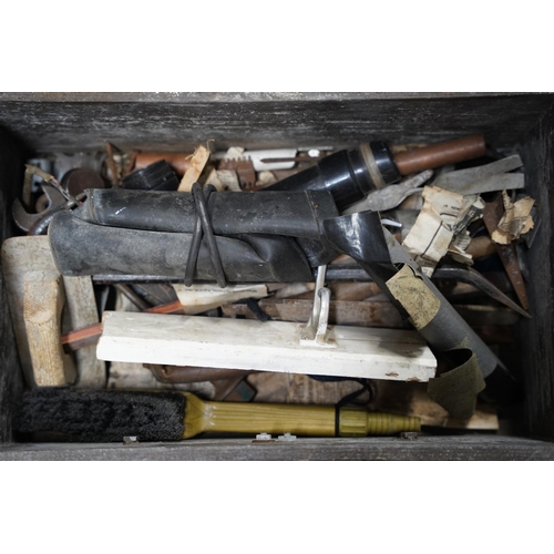 499 - A wood cased Proto Power tool set for fixing damaged cars.