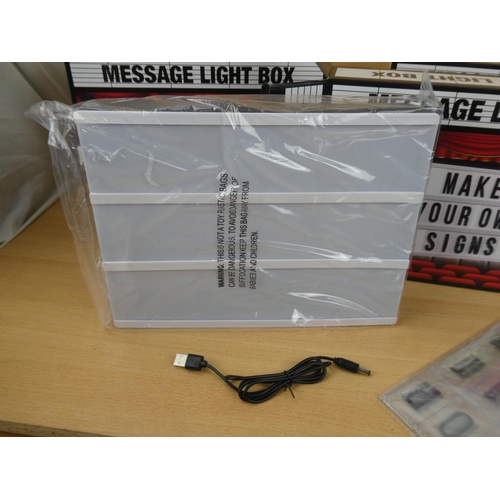 509 - Three boxed Message Light Boxes.