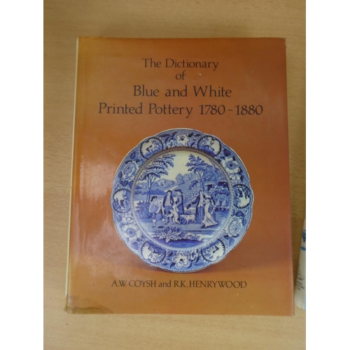 515 - Two reference books on antique blue and white pottery.