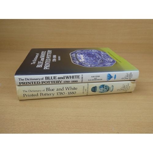 515 - Two reference books on antique blue and white pottery.