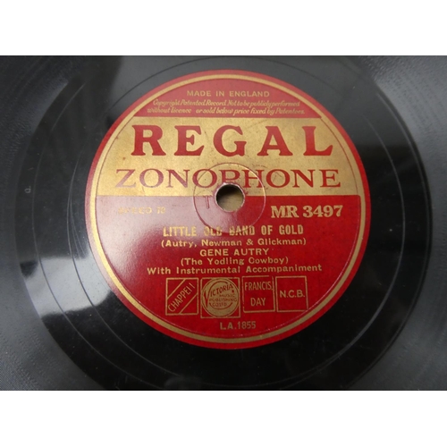 547 - An interesting collection of 78s/ records to include The Derry Train, The Golden Jubilee, The Orange... 