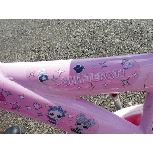 582 - An L.O.L Surprise Glitterati children's bike.