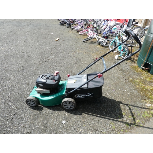 595 - A Qualcast petrol lawnmower.