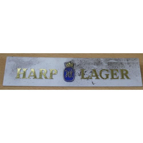 41 - Two vintage Harp Larger counter displays.