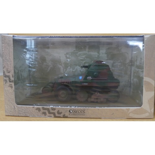 52 - Two cased Atlas Editions Collection diecast 'Ultimate Tank Collection' vehicles 'M3 Half-Track' and ... 