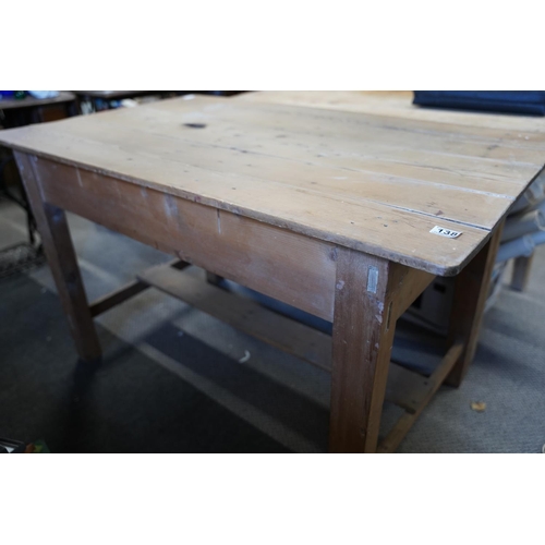 138 - A stunning Irish vernacular pine table.