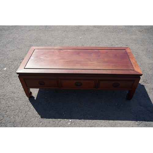 9 - A stunning oriental style coffee table with 3 drawers, shipped from Hong Kong.