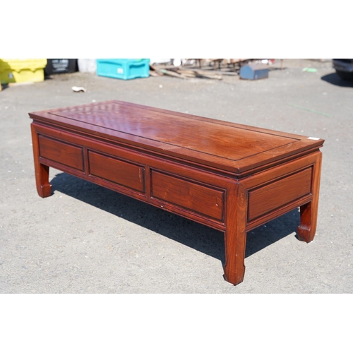 9 - A stunning oriental style coffee table with 3 drawers, shipped from Hong Kong.