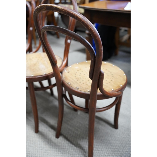 28 - Three Bentwood chairs made by Schauman, Jyväskylä, Finland (a/f).