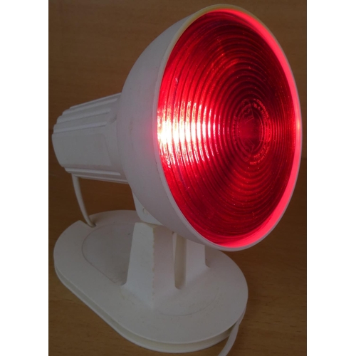 11 - A vintage Philips Infrared heat lamp.