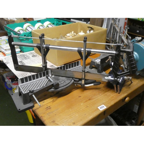 486 - A GS table top mitre saw.