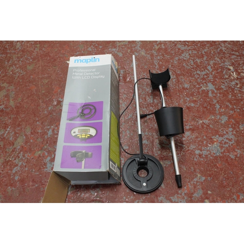 3 - A boxed Maplin Professional metal detector.