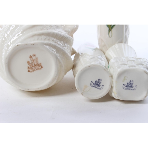 41 - An assortment of Belleek ceramics.