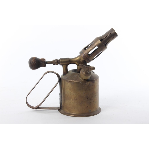 44 - An antique brass blowtorch.